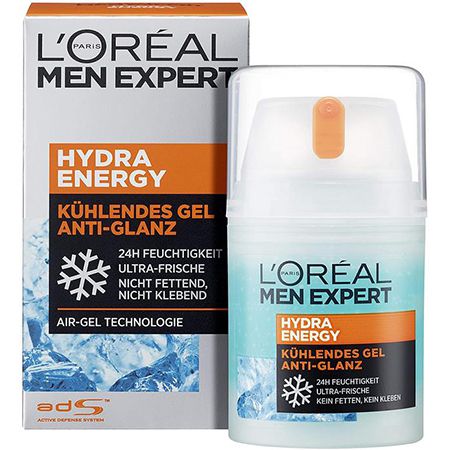 4x L&#8217;Oréal Men Expert Hydra Energy Kühlendes Gel Anti-Glanz 50ml für 16,39€ (statt 25€) &#8211; Prime Sparabo