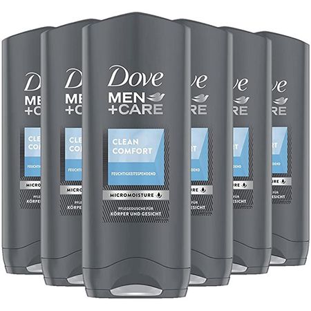 6er Pack Dove Men+Care Clean Comfort Duschgel 6 x 250 ml für 6,96€ (statt 9€) &#8211; Prime