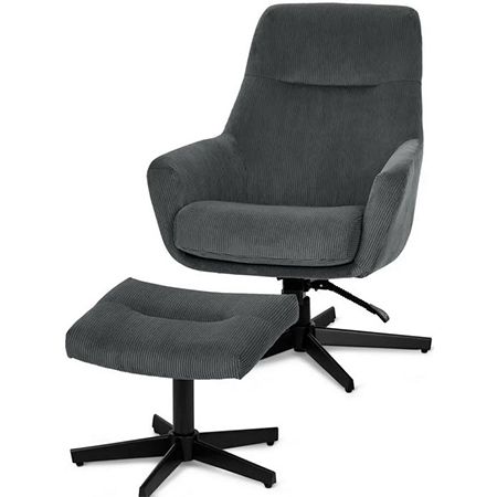 Tchibo B-Day: 11% Rabatt auf Möbel &#8211; z.B. Design-Sessel mit Hocker für 257€ (statt 289€)