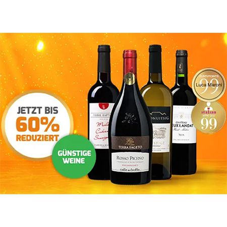 Weinvorteil Winterverkauf &#8211; Bis zu 60% Rabatt im Sale + 10% Extra Rabatt