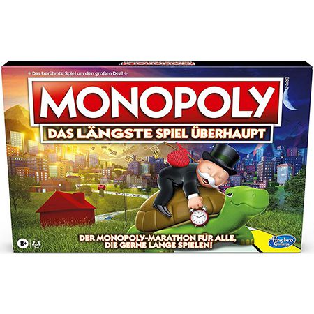 Monopoly &#8211; das längste Spiel überhaupt, klassisches Monopoly Spielprinzip mit längerer Spielzeit für 28,80€ (statt 36€) &#8211; Prime