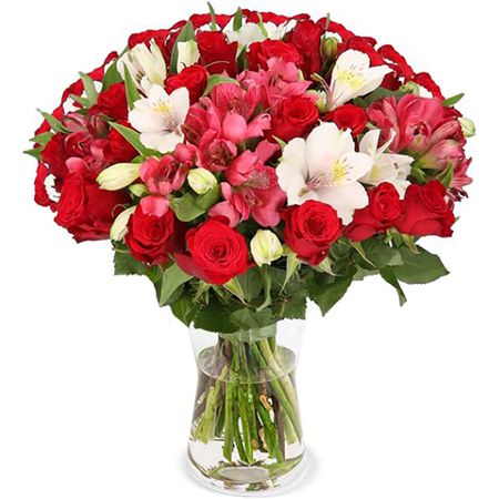 Blumenstrauß Liebesgruß mit 30 Stielen und bis zu 100 Blüten für 23,98€ (statt 40€)