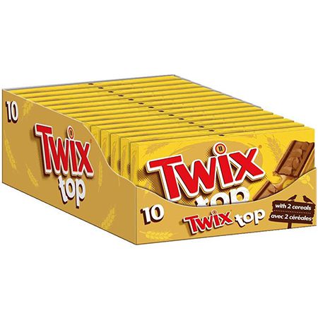 Twix Top &#8211; Biscuit/Keks &#8211; Jeweils 10 Riegel in 14 Packungen (14 x 10 x 21 g) für 29,92€ (statt 39€) &#8211; Prime Sparabo