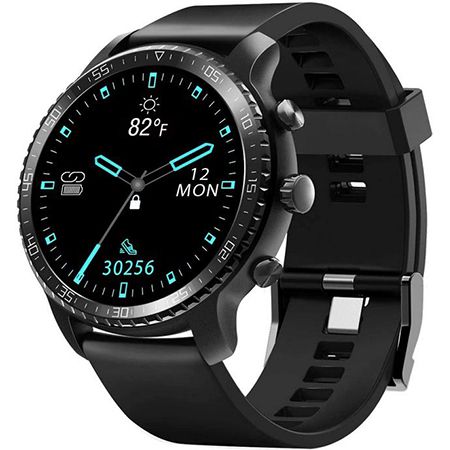 Tinwoo Smartwatch mit HD-Touchscreen und QI Wireless Charging für 31,49€ (statt 63€)