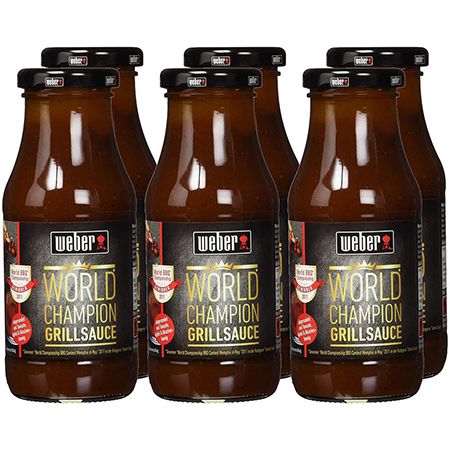 6er Pack Weber World Champion BBQ Sauce (6 x 240 g) für 22,74€ (statt 27€) &#8211; Prime Sparabo