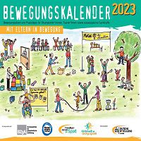 Gratis: Bewegungskalender für 2023 der Deutschen Sportjugend