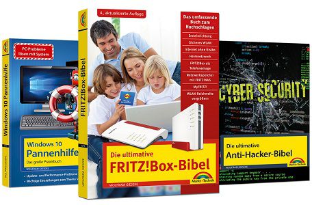 Chip: FritzBox Bibel, Windows 10 Pannenhilfe & Anti Hacker Bibel gratis