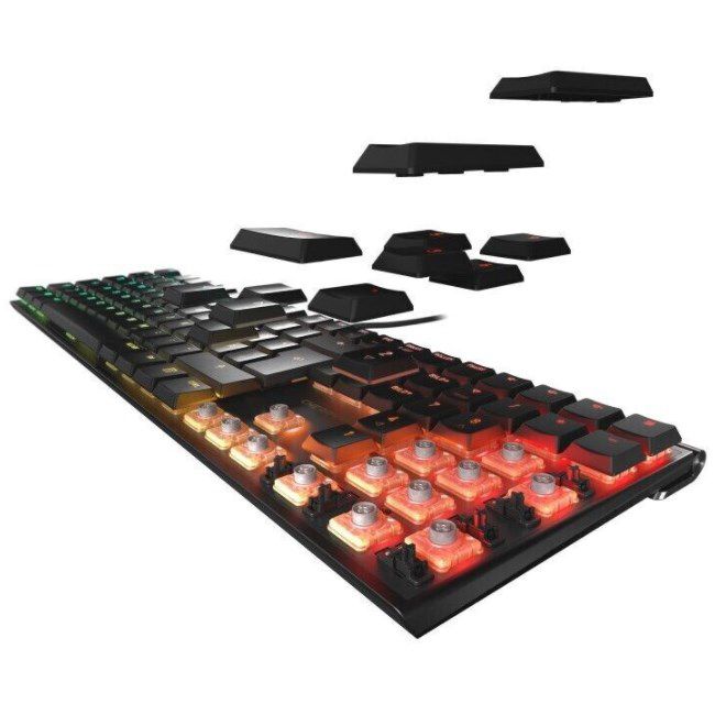Cherry MX 10.0N Low Profile RGB-Tastatur in Schwarz für 47,98€ (statt 63€)