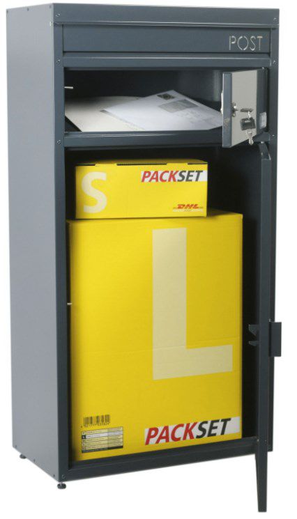 Safepost Briefkastten PB65 mit Paketfach in Anthrazit für 158€ (statt 179€)