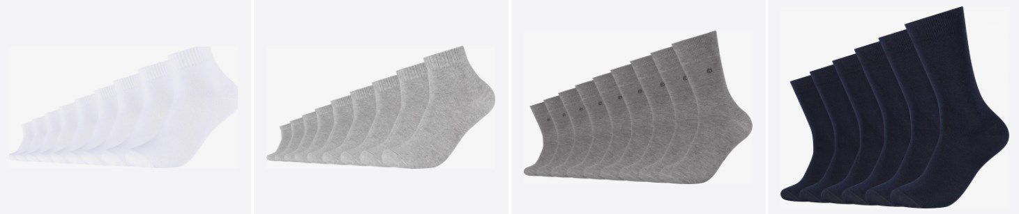 s.Oliver Socken 8 10er Pack in verschiedenen Ausführungen und Farben ab 11,97€ (statt 20€)