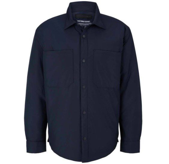 Tom Tailor Denim Übergangsjacke im Hemd-Design in Nachtblau für 47,99€ (statt 60€)