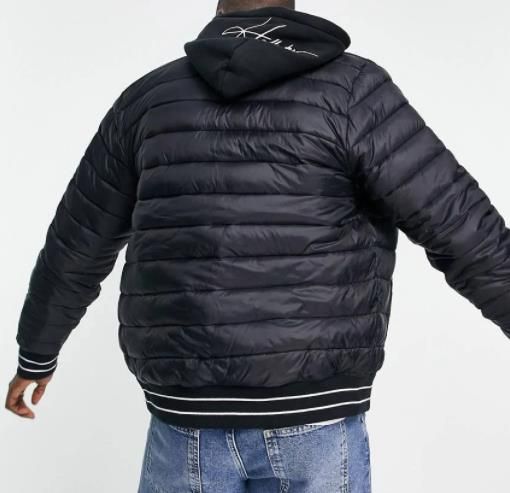 Hollister   Gesteppte Herren Bomberjacke in Schwarz für 53,40€ (statt 89€)