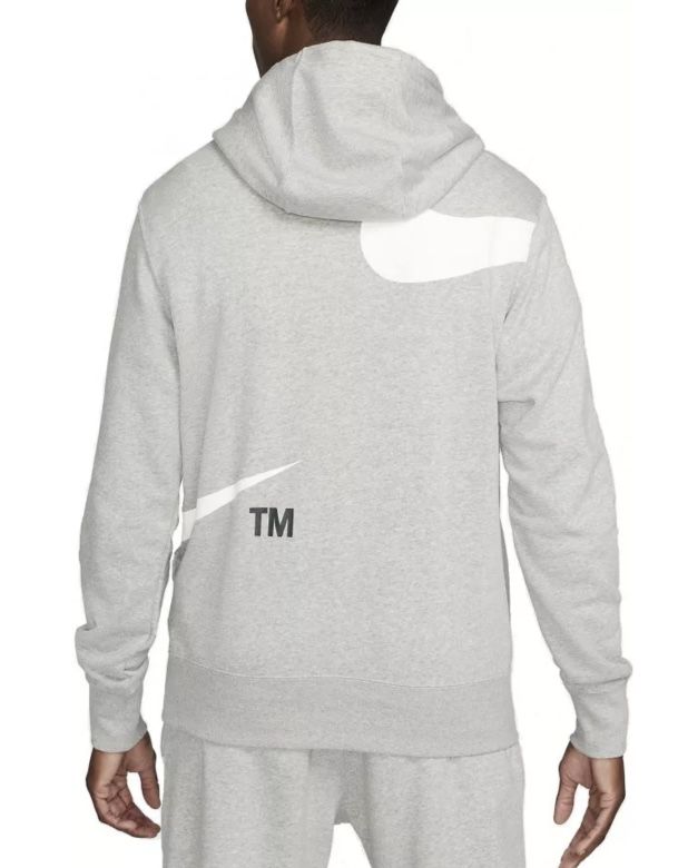 Nike Swoosh   Herren Hoodie in Dunkelgrau für 22,78€ (statt 63€)