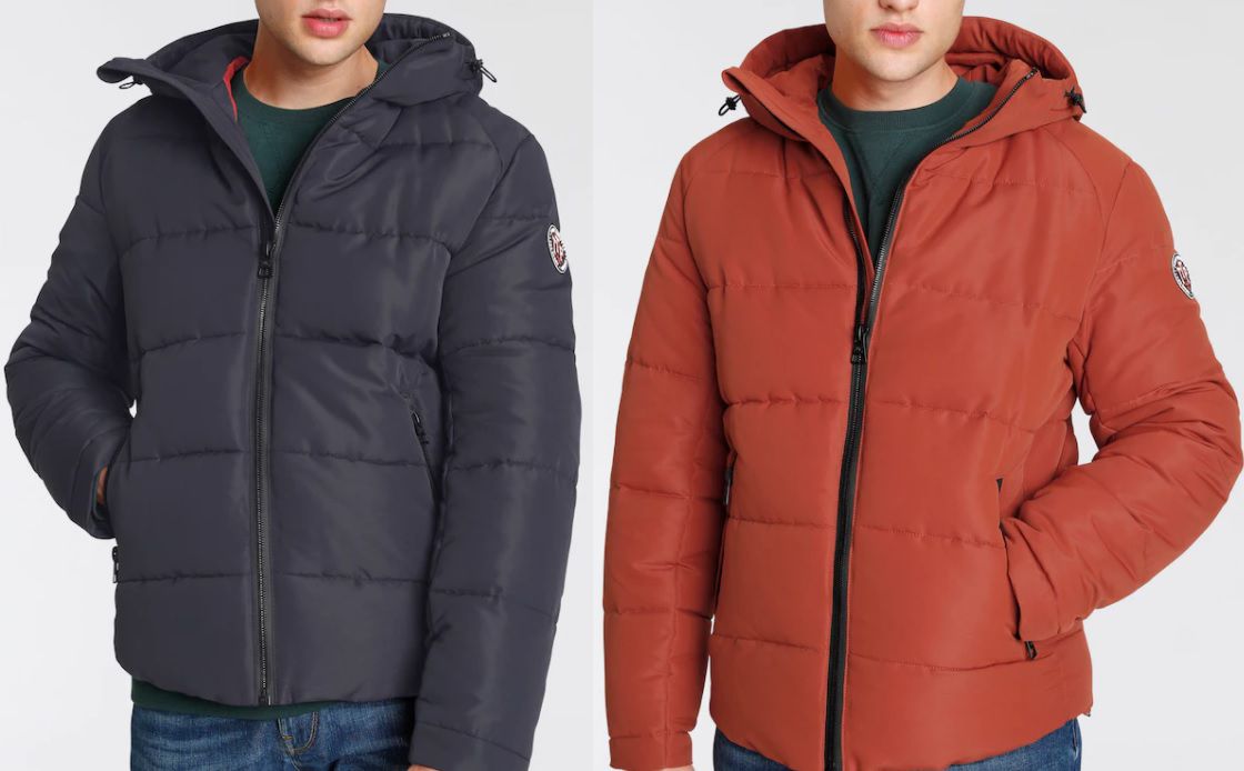 Tom Tailor Polo Team Winterjacke in Dunkelblau oder Dunkelorange ab 29,59€ (statt 130€)