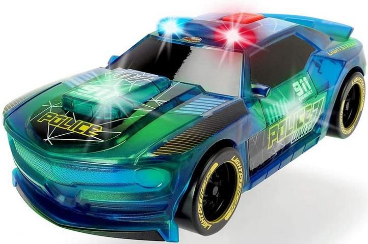 Dickie Toys Lightstreak Police   Rennauto mit Friktionsantrieb inkl. Licht & Soundwechsel für 7,99€ (statt 13€)   Prime