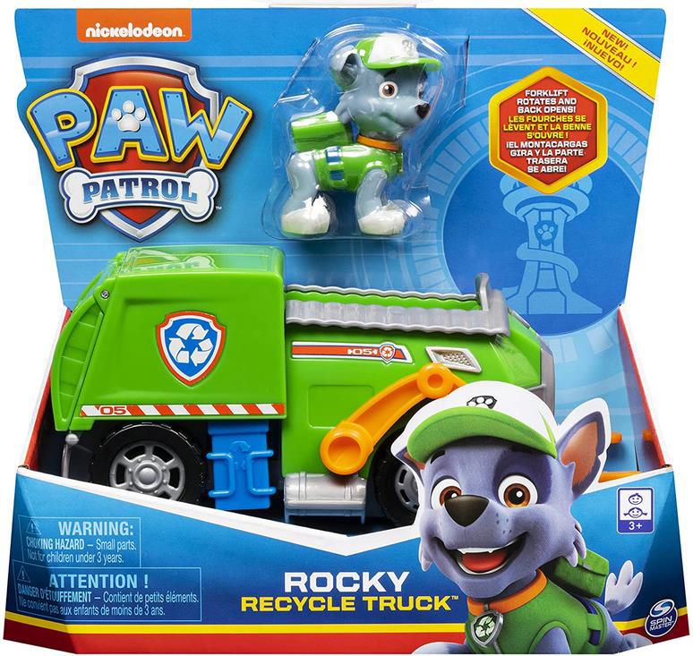 PAW Patrol Recycling Fahrzeug mit Rocky Figur für 9,99€ (statt 15€)   Prime