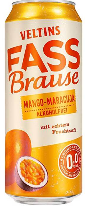 24x VELTINS Fassbrause Mango Maracuja (0.5L) für 16,90€ zzgl. 6€ Pfand (statt 22€)