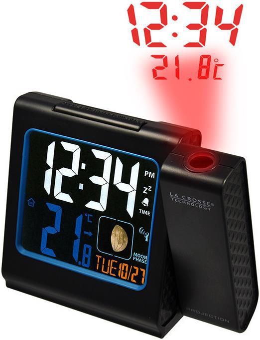 La Crosse Technology WT551   BLA Funkwecker mit Projektion und LCD Display für 37,11€ (statt 57€)