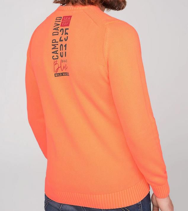 2er Pack Camp David Herrenpullover in Orange für 95,84€ (statt 200€)