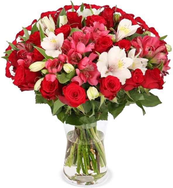 Blumenstrauß Liebesgruß mit 30 Stielen und bis zu 100 Blüten für 28,98€ (statt 40€)