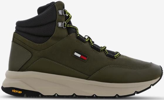 Tommy Jeans   Herren Hybrid Boots in Army Green für 89,99€ (statt 136€)