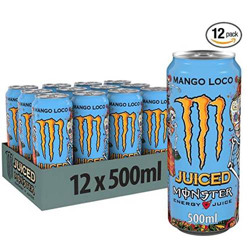 12er Pack Monster Energy Mango Loco mit tropischen Früchten ab 12,59€ zzgl. 3€ Pfand