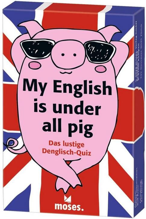 My English is under all pig: Das lustige Denglish Quiz für 6,09€ (statt 9€)   Prime