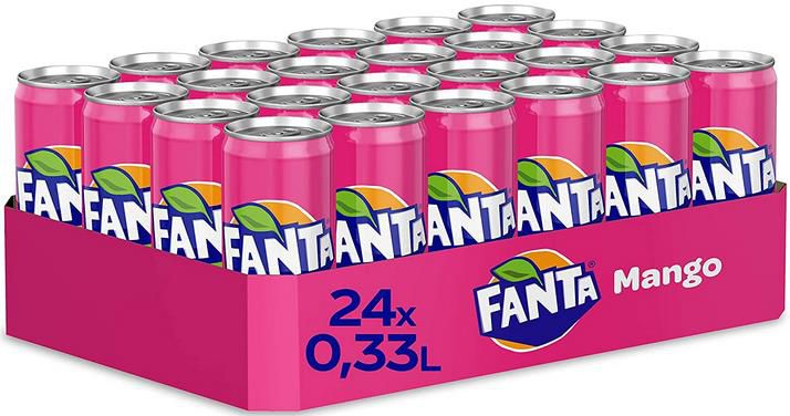 24er Pack Fanta Mango & Dragonfruit 330ml Dose für 11,14€ zzgl. Pfand (statt 18€)   Prime