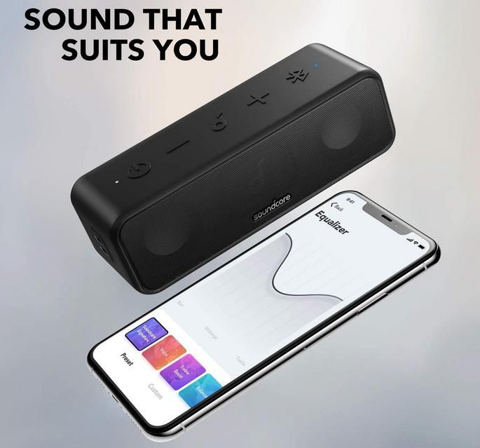 Anker Soundcore 3 Bluetooth Lautsprecher mit Titan Membran für 44,98€ (statt 53€)