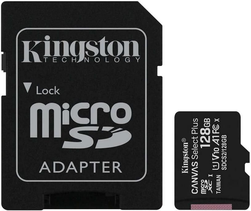 Kingston Canvas Select Plus microSD Speicherkarte   128GB für 7€ (statt 12€)