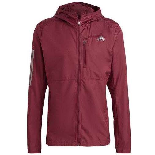 adidas Herren Runningjacke Own The Run in Rot für 37,44€ (statt 46€) M, L & XL