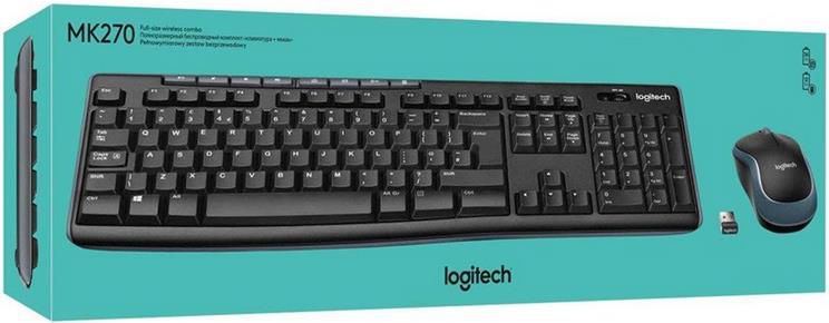 Logitech MK270 Wireless Combo   Tastatur & Maus Set für 17,99€ (statt 23€)
