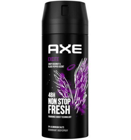 6x 150ml Axe Excite Deodorant Bodyspray ohne Aluminium für 12,79€ (statt 15€)