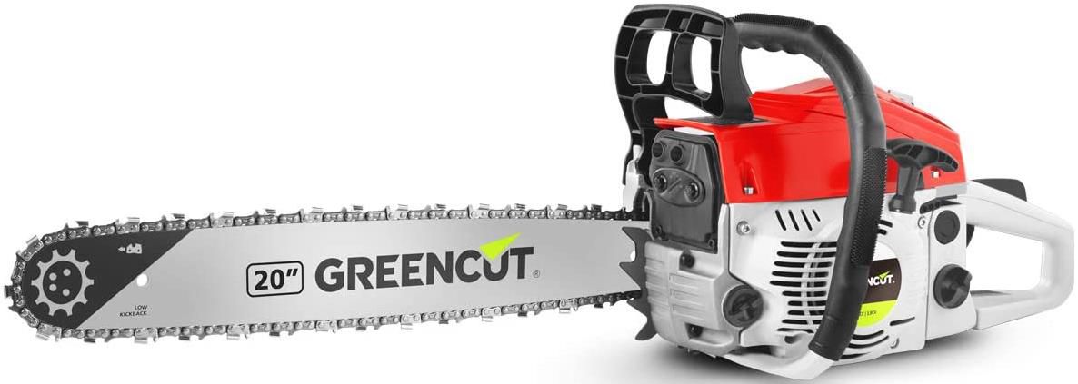 Greencut GS620X Benzin Kettensäge   3,8PS mit 50cm Sägeblatt für 78,48€ (statt 115€)