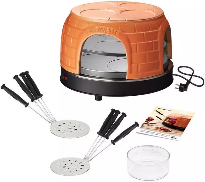 Emerio Pizzarette mit Terracotta Deckel für 63,94€ (statt 95€)