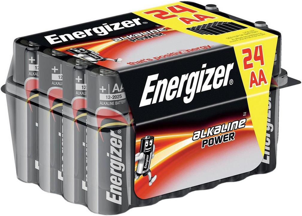 24er Pack Energizer Batterie Alkaline Power AA Mignon/LR6 für 6,29€ (statt 13€)   Prime