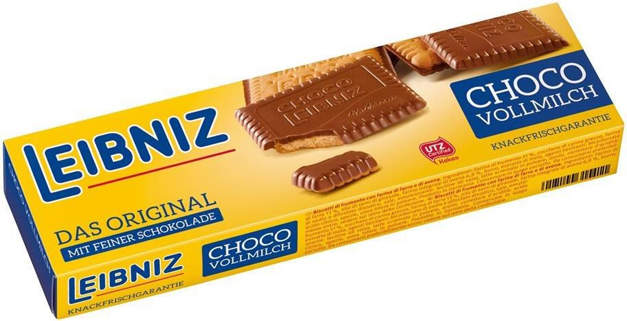 4x Leibniz Choco Vollmilch Kekse 125g Packung für 3,28€ (statt 5€)   Prime Sparabo