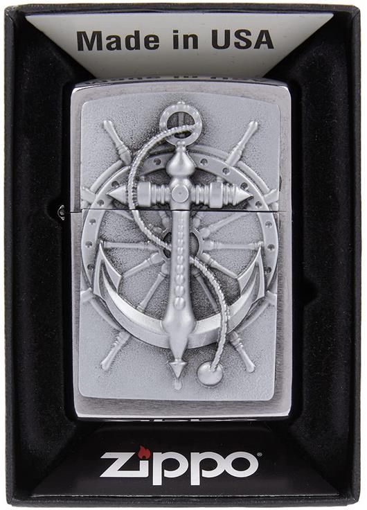 Zippo 2004290 Nautic   Benzinfeuerzeug für 27,99€ (statt 38€)   Prime