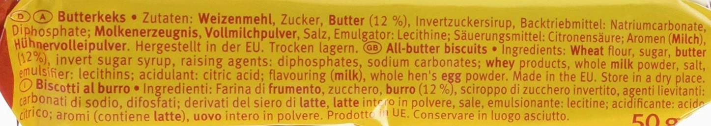 22er Snack Pack Leibniz Butterkeks je 50 g ab 7,19€ (statt 11€)