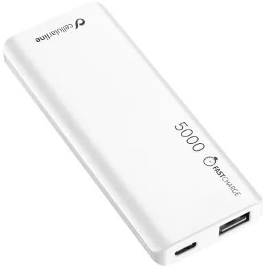 CellularLine FreePower Slim 5.000 mAh   Ultra flache Powerbank für 12,98€ (statt 25€)