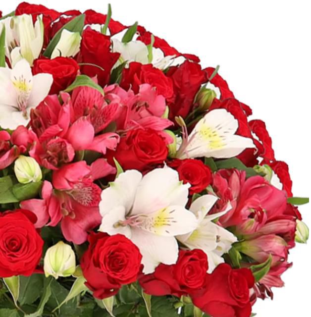 Blumenstrauß Liebesgruß mit 30 Stielen und bis zu 100 Blüten für 26,98€ (statt 47€)