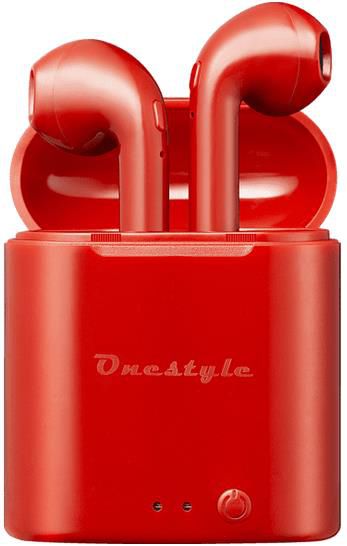 Corn Technology Onestyle TWS BT V7   Bluetooth In ear Kopfhörer in Rot ab 9€ (statt 15€)
