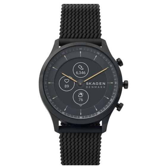 Skagen Hybrid HR Smartwatch (42mm) aus Edelstahl mit Herzfrequenzsensor für 111,94€ (statt 155€)