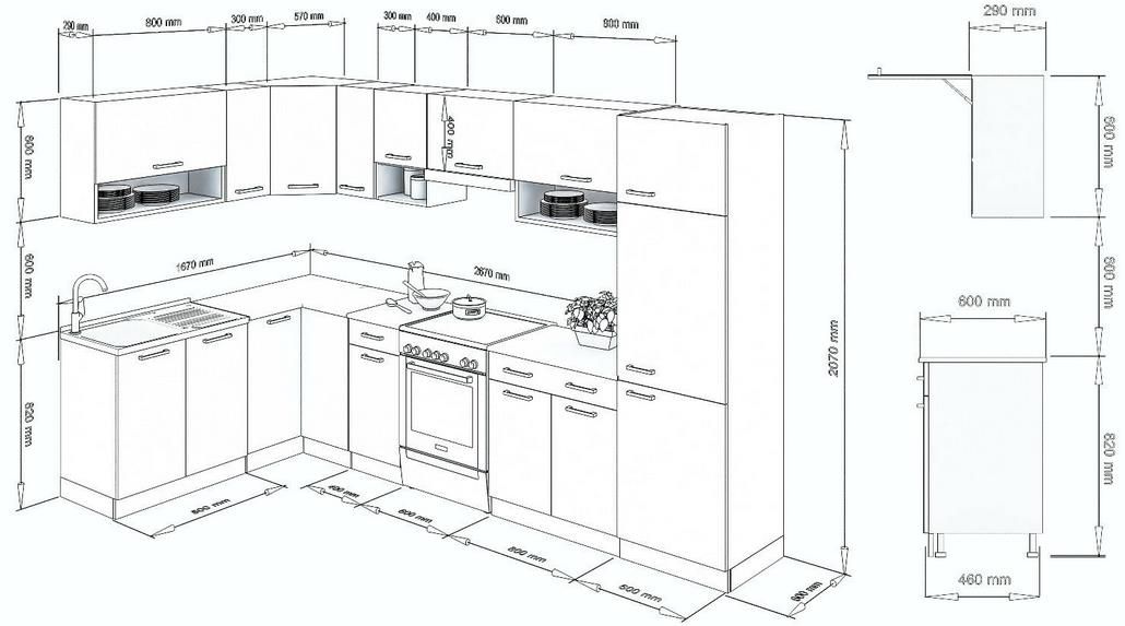 El Dorado Lux   L Form 330+ Küchenzeile für 535€ (statt 650€)