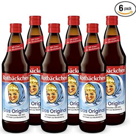 6x Rotbäckchen Klassik Saft mit Eisen (je 700ml) für 16,15€ (statt 20€)