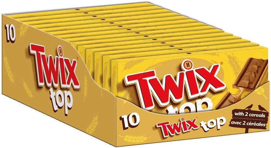 Twix Top   Biscuit/Keks   Jeweils 10 Riegel in 14 Packungen (14 x 10 x 21 g) für 29,92€ (statt 39€)   Prime Sparabo