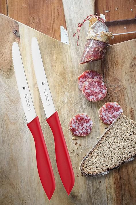 WMF Classic Line Frühstücksmesser Set 6 teilig 23cm in Rot für 22,99€ (statt 32€)   Prime