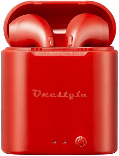 Corn Technology Onestyle TWS BT V7   Bluetooth In ear Kopfhörer in Rot ab 9€ (statt 15€)