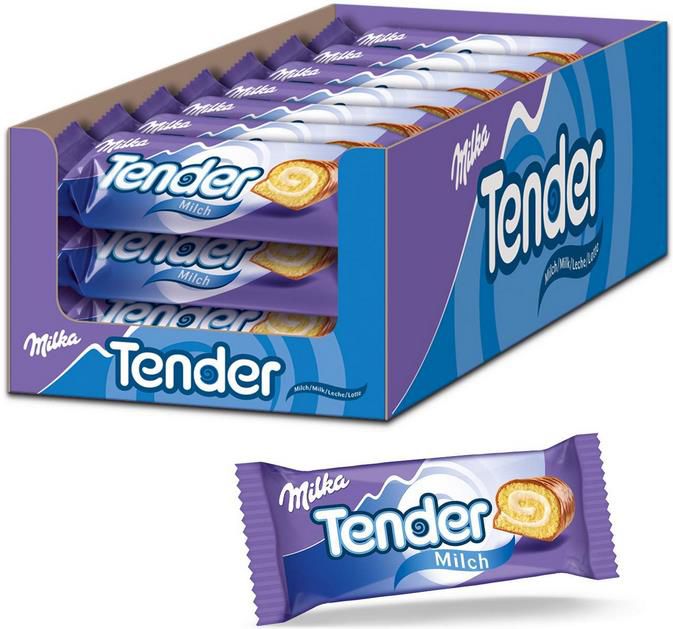 21er Pack Milka Tender Milch Biskuit Rolle für 10,46€ (statt 15€)