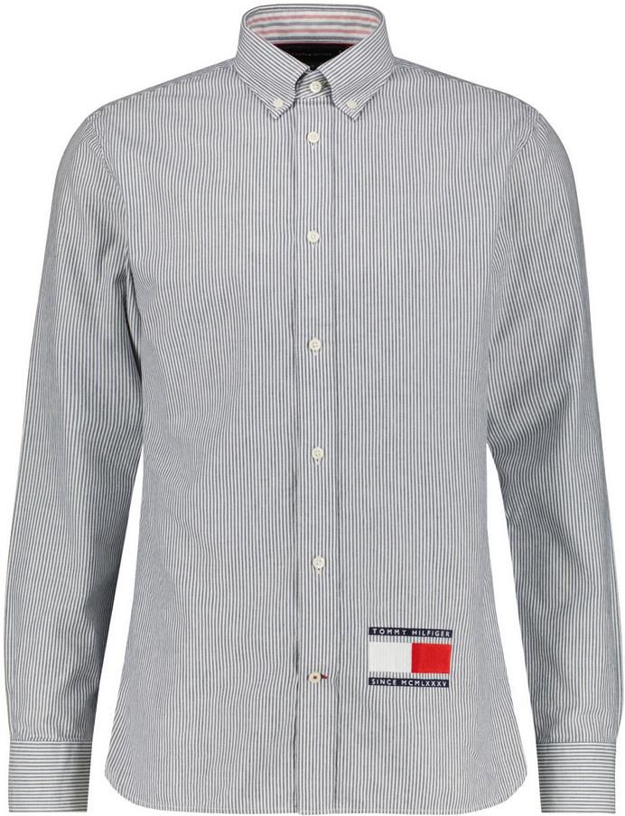 Tommy Hilfiger gestreiftes Herren Hemd in Regular Fit für 49,72€ (statt 90€)